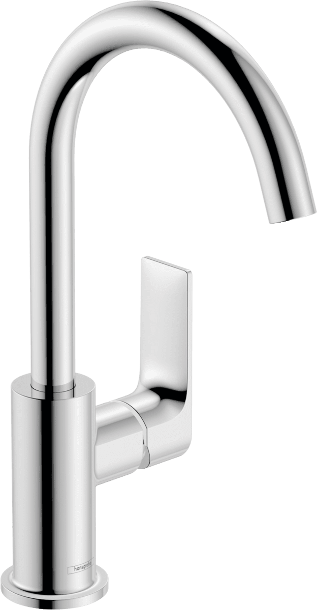 Picture of HANSGROHE Rebris E Single lever basin mixer 210 with swivel spout and pop-up waste set #72576000 - Chrome