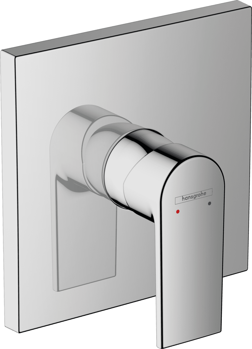 HANSGROHE Vernis Shape Tek kollu duş bataryası ankastre montaj #71668000 - Krom resmi