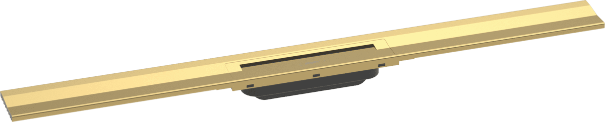 Зображення з  HANSGROHE RainDrain Flex Finish set shower drain 900 cuttable for wall mounting #56052990 - Polished Gold Optic
