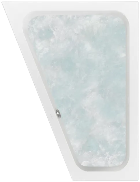 Bild von VILLEROY BOCH Loop & Friends Spezialbadewanne, mit Whirlpoolsystem Hydropool Comfort (HC), 1750 x 1350 mm, Weiß Alpin #UHC175LFSLA1V01