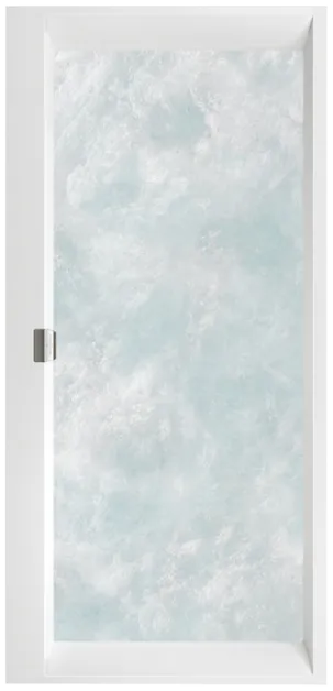 Bild von VILLEROY BOCH Squaro Edge 12 rechteckige Badewanne, mit Whirlpoolsystem Airpool Comfort (AC), 1900 x 900 mm, Weiß Alpin #UAC190SQE2A2V01
