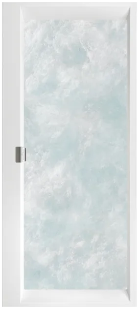 Bild von VILLEROY BOCH Squaro Edge 12 rechteckige Badewanne, mit Whirlpoolsystem Airpool Comfort (AC), inklusive Wasserzulauf, 1800 x 800 mm, Weiß Alpin #UAC180SQE2B1V01