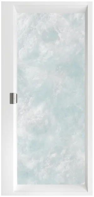 Bild von VILLEROY BOCH Squaro Edge 12 rechteckige Badewanne, mit Whirlpoolsystem Combipool Comfort (CC), inklusive Wasserzulauf, 1600 x 750 mm, Weiß Alpin #UCC160SQE2B1V01
