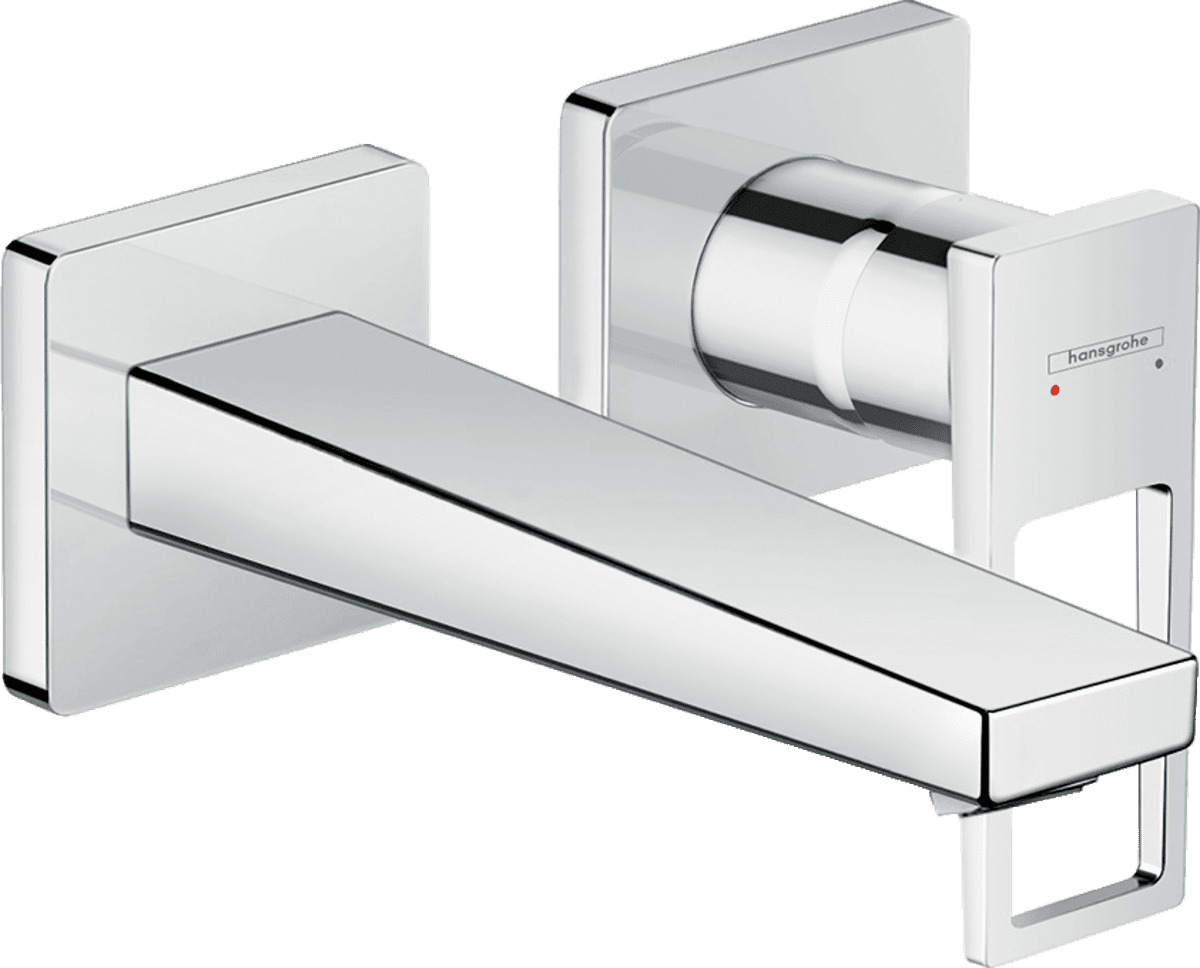 Зображення з  HANSGROHE Metropol Single lever basin mixer for concealed installation wall-mounted with loop handle and spout 16.5 cm #74525000 - Chrome