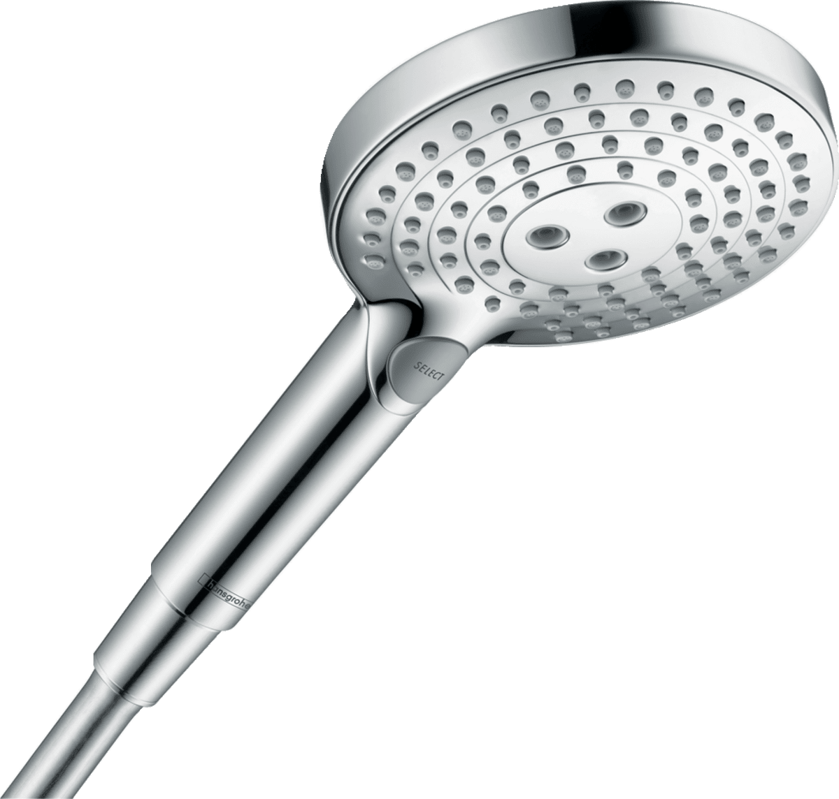 Obrázek HANSGROHE Raindance Select S Ruční sprcha 120 3jet PowderRain EcoSmart #26515000 - chrom