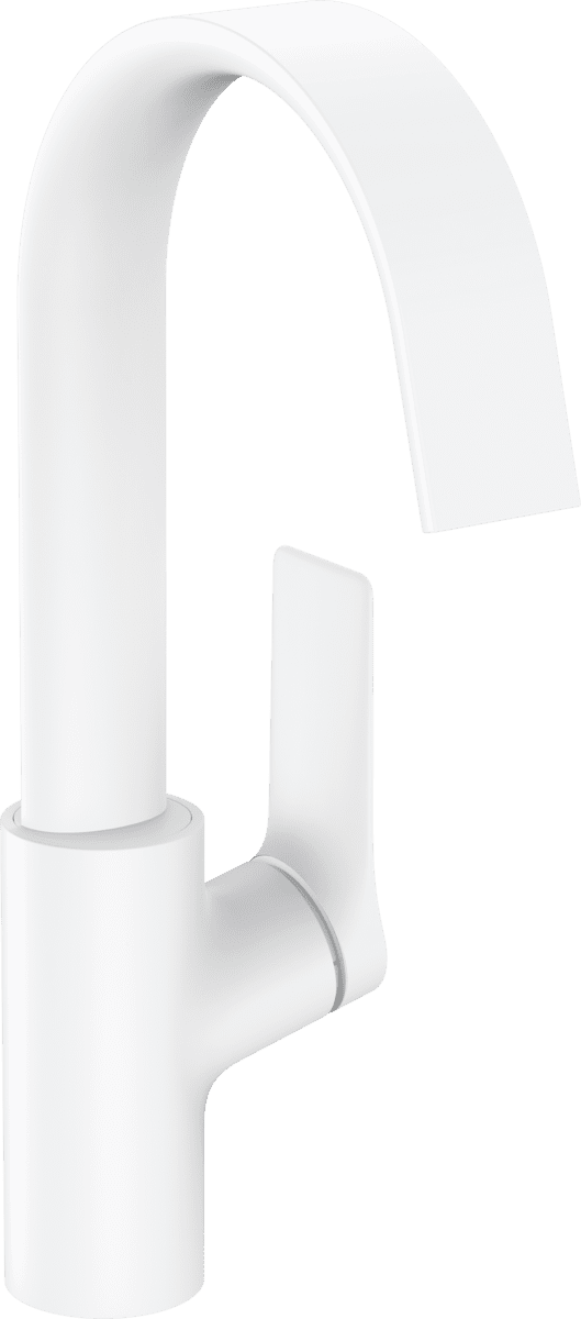 HANSGROHE Vivenis Tek kollu lavabo bataryası 210, kumandalı #75030700 - Satin Beyaz resmi