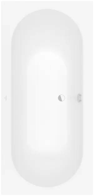 Bild von VILLEROY BOCH Oberon rechteckige Badewanne, 1900 x 900 mm, Stone White #UBQ199OBE2V-RW