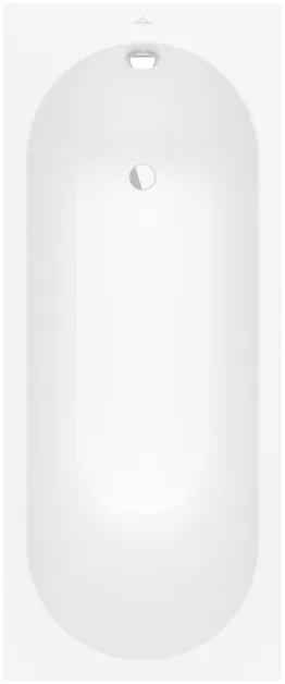 Bild von VILLEROY BOCH Oberon rechteckige Badewanne, 1700 x 700 mm, Stone White #UBQ177OBE2V-RW
