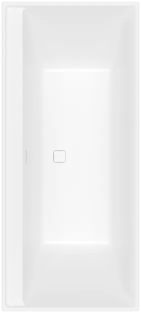 Bild von VILLEROY BOCH Collaro rechteckige Badewanne, 1800 x 800 mm, Stone White #UBA180COR2TV-RW
