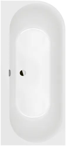 Bild von VILLEROY BOCH Oberon 2.1 Vorwand-Badewanne für Eckeinbau links, 1800 x 800 mm, Weiß Alpin #UBQ180OBN9CL00VD01