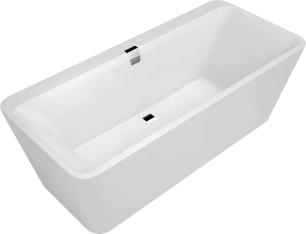 Зображення з  VILLEROY BOCH Squaro Edge 12 Free-standing bath Excellence, 1800 x 800 mm, White Alpin #UBQ180SQE9W2V-01