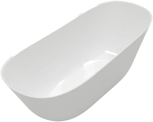 Picture of VILLEROY BOCH Theano Free-standing bath Curved Edition, 1700 x 750 mm, Stone White #UBQ170ANH7F200V-RW