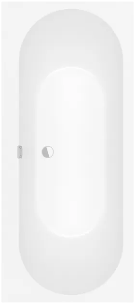 Bild von VILLEROY BOCH Oberon 2.0 rechteckige Badewanne, 1700 x 750 mm, Stone White #UBQ170OBR2DV-RW