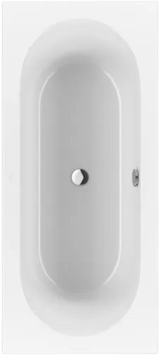 Bild von VILLEROY BOCH Loop & Friends rechteckige Badewanne OVAL, 1800 x 800 mm, Weiß Alpin #UBA180LFO2V-01