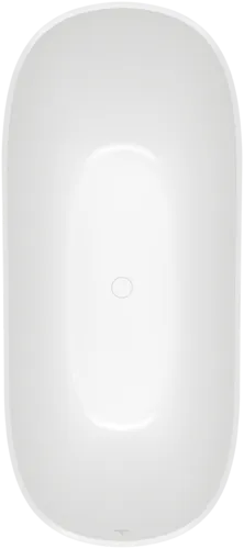 Bild von VILLEROY BOCH Theano freistehende Badewanne Curved Edition, 1700 x 750 mm, Stone White #UBQ170ANH7F200TVRW