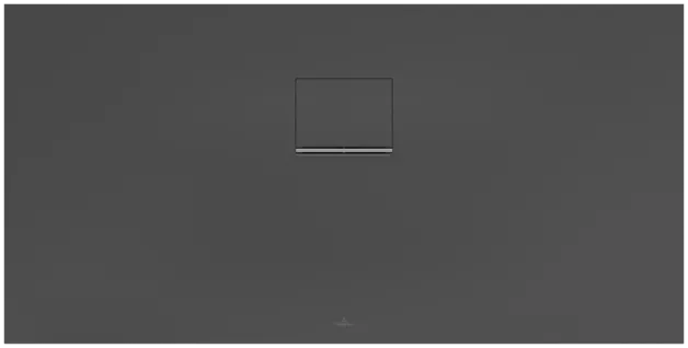 Bild von VILLEROY BOCH Squaro Infinity rechteckige Duschwanne, 1400 x 700 x 40 mm, Anthracite #UDQ1470SQI2BV-1S