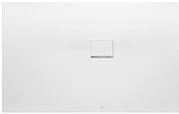 Bild von VILLEROY BOCH Squaro Infinity rechteckige Duschwanne, 1300 x 900 x 40 mm, Stone White #UDQ1390SQI2RV-RW