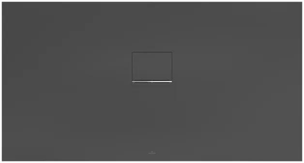 Bild von VILLEROY BOCH Squaro Infinity rechteckige Duschwanne, 1500 x 800 x 40 mm, Anthracite #UDQ1580SQI2IV-1S