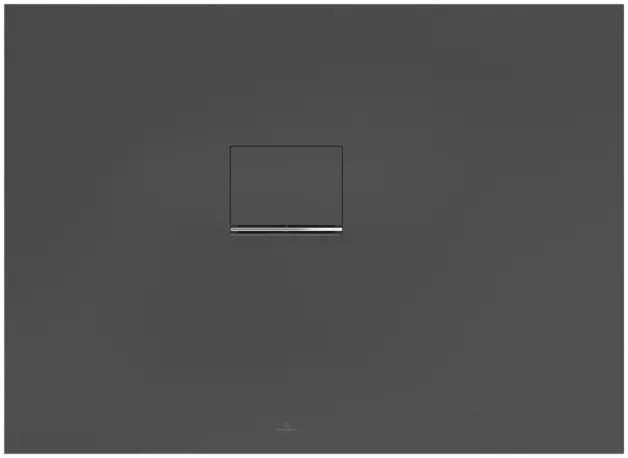 Bild von VILLEROY BOCH Squaro Infinity rechteckige Duschwanne, 1100 x 800 x 40 mm, Anthracite #UDQ1180SQI2LV-1S