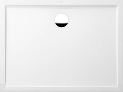 Зображення з  VILLEROY BOCH Futurion Flat Rectangular shower tray, 1000 x 800 x 25 mm, White Alpin #UDQ1800FFL2V01
