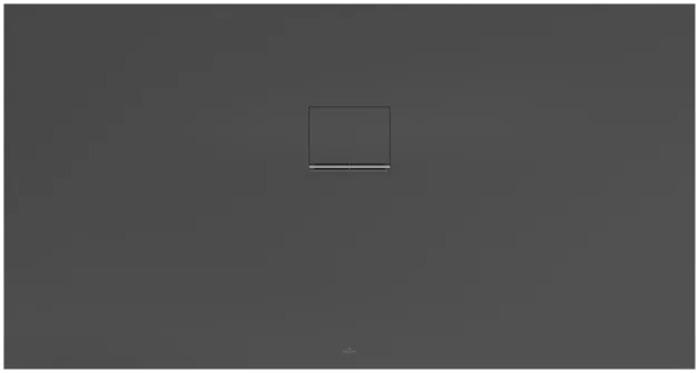 Bild von VILLEROY BOCH Squaro Infinity rechteckige Duschwanne, 1700 x 900 x 40 mm, Anthracite #UDQ1790SQI2IV-1S