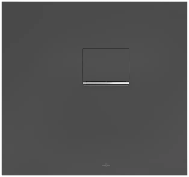 Bild von VILLEROY BOCH Squaro Infinity rechteckige Duschwanne, 800 x 750 x 40 mm, Anthracite #UDQ8075SQI2RV-1S