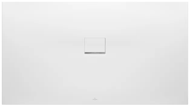 Зображення з  VILLEROY BOCH Squaro Infinity Rectangular shower tray, 1600 x 800 x 40 mm, Stone White #UDQ1680SQI2V-RW