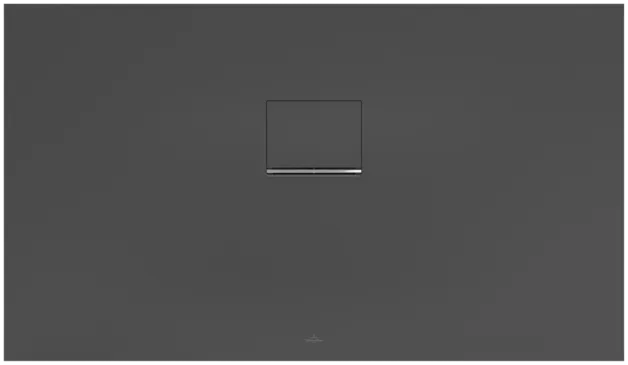 Bild von VILLEROY BOCH Squaro Infinity rechteckige Duschwanne, 1300 x 750 x 40 mm, Anthracite #UDQ1375SQI2IV-1S