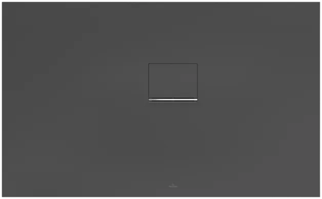 Bild von VILLEROY BOCH Squaro Infinity rechteckige Duschwanne, 1300 x 800 x 40 mm, Anthracite #UDQ1380SQI2RV-1S