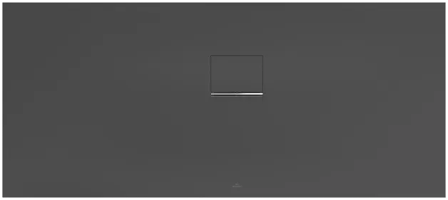 Bild von VILLEROY BOCH Squaro Infinity rechteckige Duschwanne, 1700 x 750 x 40 mm, Anthracite #UDQ1775SQI2RV-1S