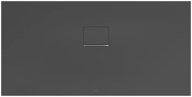 Bild von VILLEROY BOCH Squaro Infinity rechteckige Duschwanne, 1500 x 750 x 40 mm, Anthracite #UDQ1575SQI2IV-1S