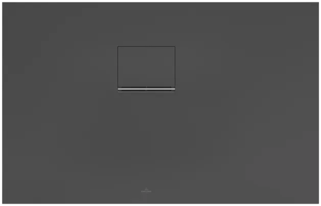 Bild von VILLEROY BOCH Squaro Infinity rechteckige Duschwanne, 1100 x 700 x 40 mm, Anthracite #UDQ1170SQI2LV-1S