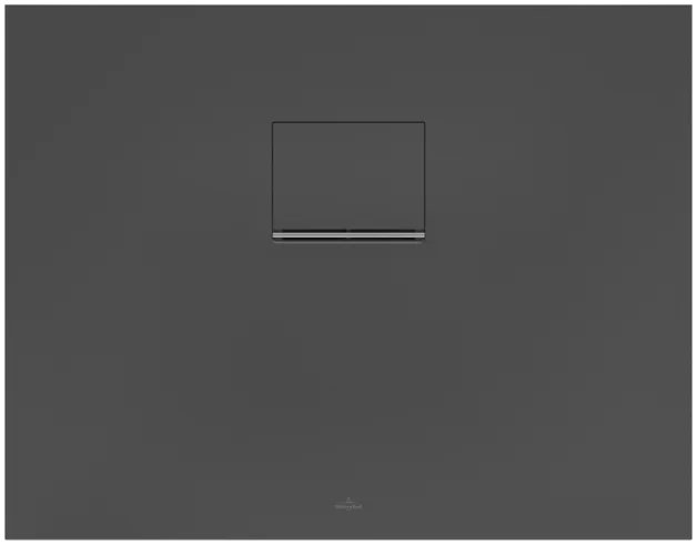 Bild von VILLEROY BOCH Squaro Infinity rechteckige Duschwanne, 900 x 700 x 40 mm, Anthracite #UDQ9070SQI2BV-1S