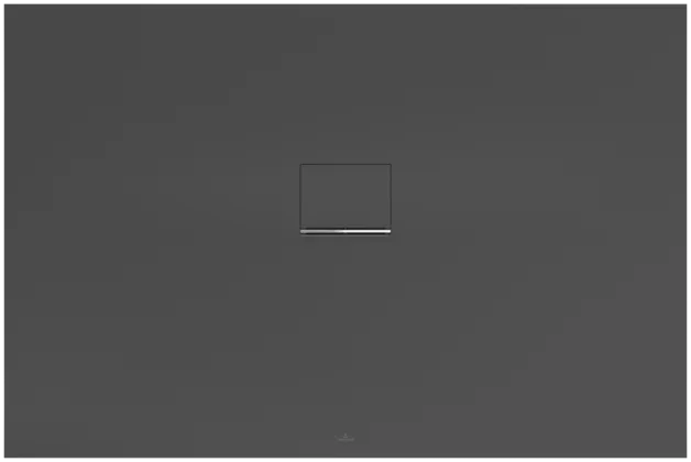 Bild von VILLEROY BOCH Squaro Infinity rechteckige Duschwanne, 1500 x 1000 x 40 mm, Anthracite #UDQ1510SQI2IV-1S