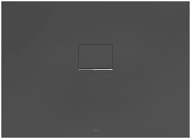 Bild von VILLEROY BOCH Squaro Infinity rechteckige Duschwanne, 1100 x 800 x 40 mm, Anthracite #UDQ1180SQI2IV-1S