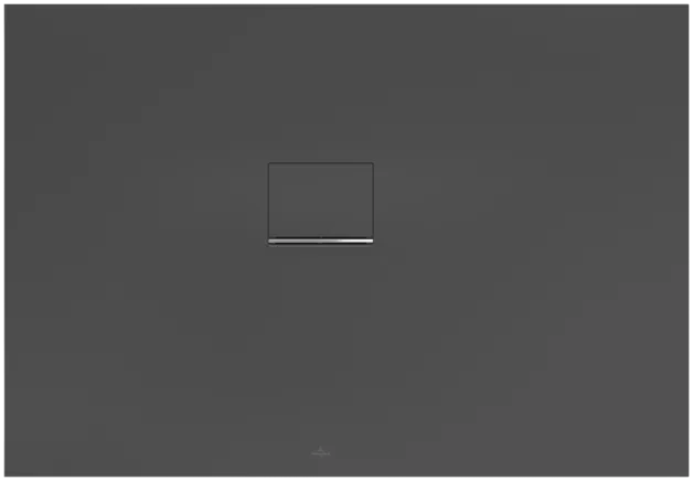 Bild von VILLEROY BOCH Squaro Infinity rechteckige Duschwanne, 1300 x 900 x 40 mm, Anthracite #UDQ1390SQI2LV-1S