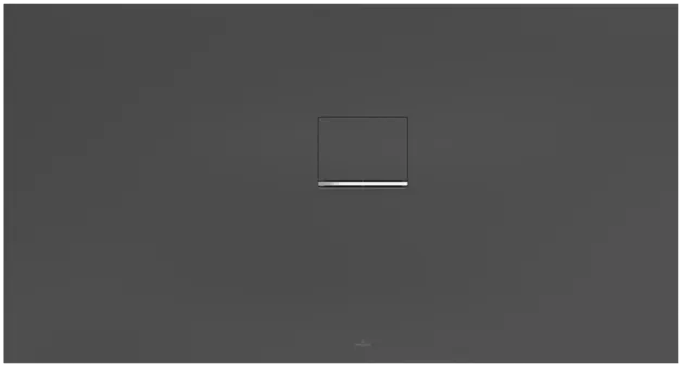 Bild von VILLEROY BOCH Squaro Infinity rechteckige Duschwanne, 1500 x 800 x 40 mm, Anthracite #UDQ1580SQI2RV-1S