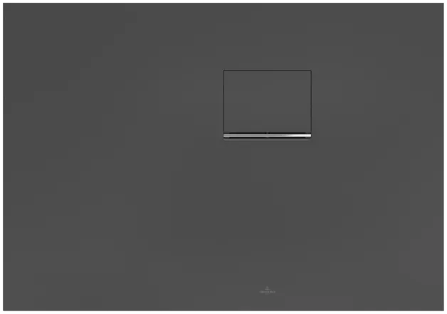 Bild von VILLEROY BOCH Squaro Infinity rechteckige Duschwanne, 1000 x 700 x 40 mm, Anthracite #UDQ1070SQI2RV-1S