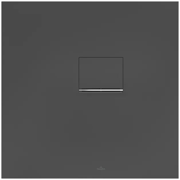 Bild von VILLEROY BOCH Squaro Infinity quadratische Duschwanne, 800 x 800 x 40 mm, Anthracite #UDQ8080SQI1RV-1S