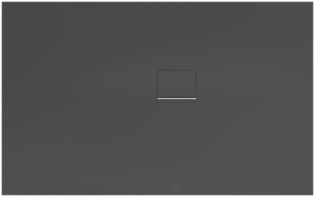 Bild von VILLEROY BOCH Squaro Infinity rechteckige Duschwanne, 1600 x 1000 x 40 mm, Anthracite #UDQ1610SQI2RV-1S