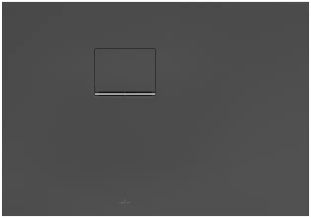 Bild von VILLEROY BOCH Squaro Infinity rechteckige Duschwanne, 1000 x 700 x 40 mm, Anthracite #UDQ1070SQI2LV-1S