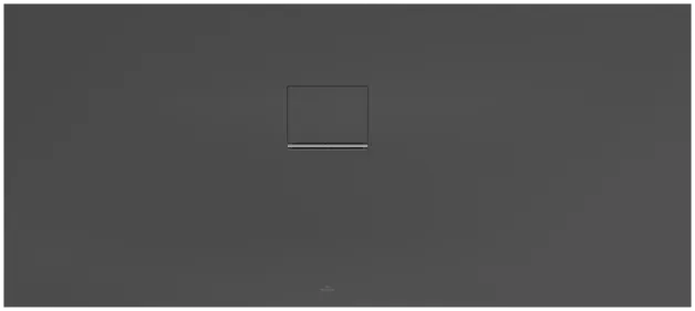Bild von VILLEROY BOCH Squaro Infinity rechteckige Duschwanne, 1700 x 750 x 40 mm, Anthracite #UDQ1775SQI2LV-1S