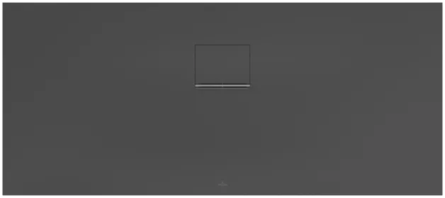 Bild von VILLEROY BOCH Squaro Infinity rechteckige Duschwanne, 1600 x 700 x 40 mm, Anthracite #UDQ1670SQI2BV-1S