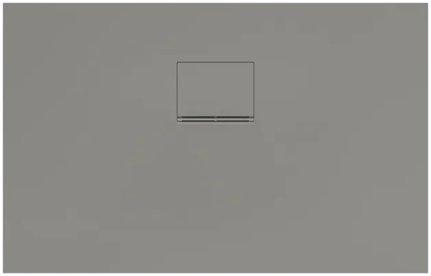 Bild von VILLEROY BOCH Squaro Infinity rechteckige Duschwanne, 1100 x 700 x 40 mm, Grey #UDQ1170SQI2IV-3S