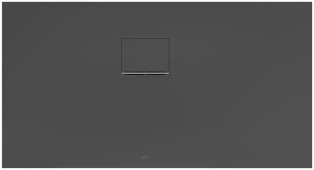 Bild von VILLEROY BOCH Squaro Infinity rechteckige Duschwanne, 1300 x 700 x 40 mm, Anthracite #UDQ1370SQI2LV-1S