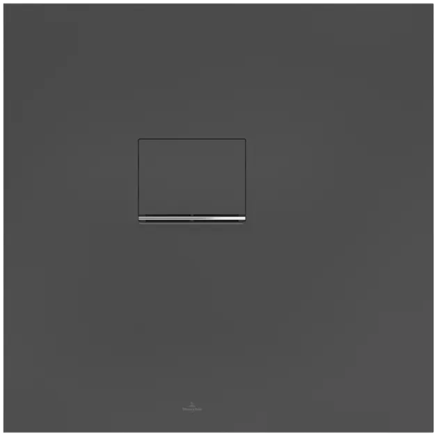 Bild von VILLEROY BOCH Squaro Infinity quadratische Duschwanne, 800 x 800 x 40 mm, Anthracite #UDQ8080SQI1LV-1S
