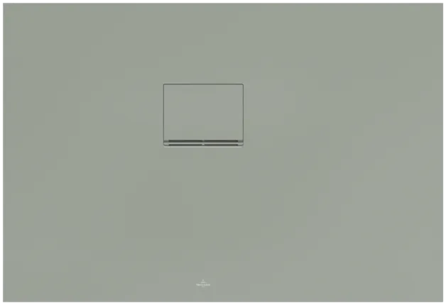 Bild von VILLEROY BOCH Squaro Infinity rechteckige Duschwanne, 1100 x 750 x 40 mm, Morning Green #UDQ1175SQI2LV-R8