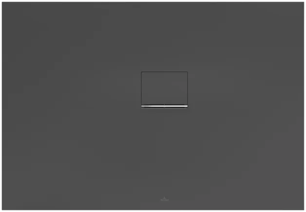 Bild von VILLEROY BOCH Squaro Infinity rechteckige Duschwanne, 1300 x 900 x 40 mm, Anthracite #UDQ1390SQI2RV-1S