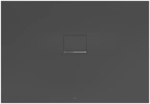 Bild von VILLEROY BOCH Squaro Infinity rechteckige Duschwanne, 1300 x 900 x 40 mm, Anthracite #UDQ1390SQI2IV-1S