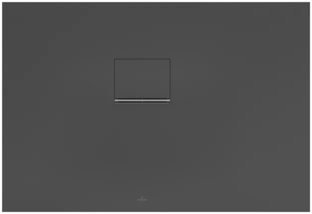 Bild von VILLEROY BOCH Squaro Infinity rechteckige Duschwanne, 1100 x 750 x 40 mm, Anthracite #UDQ1175SQI2LV-1S